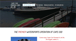 Desktop Screenshot of capecodparasailjetski.com